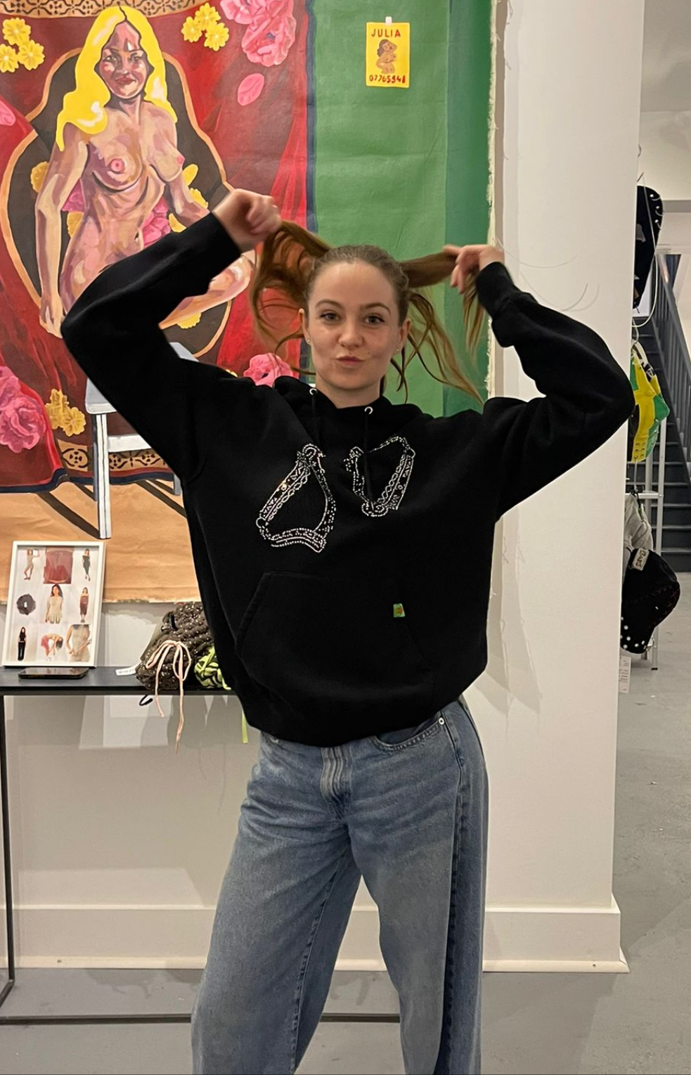 Diamonte Hoodie - Harp