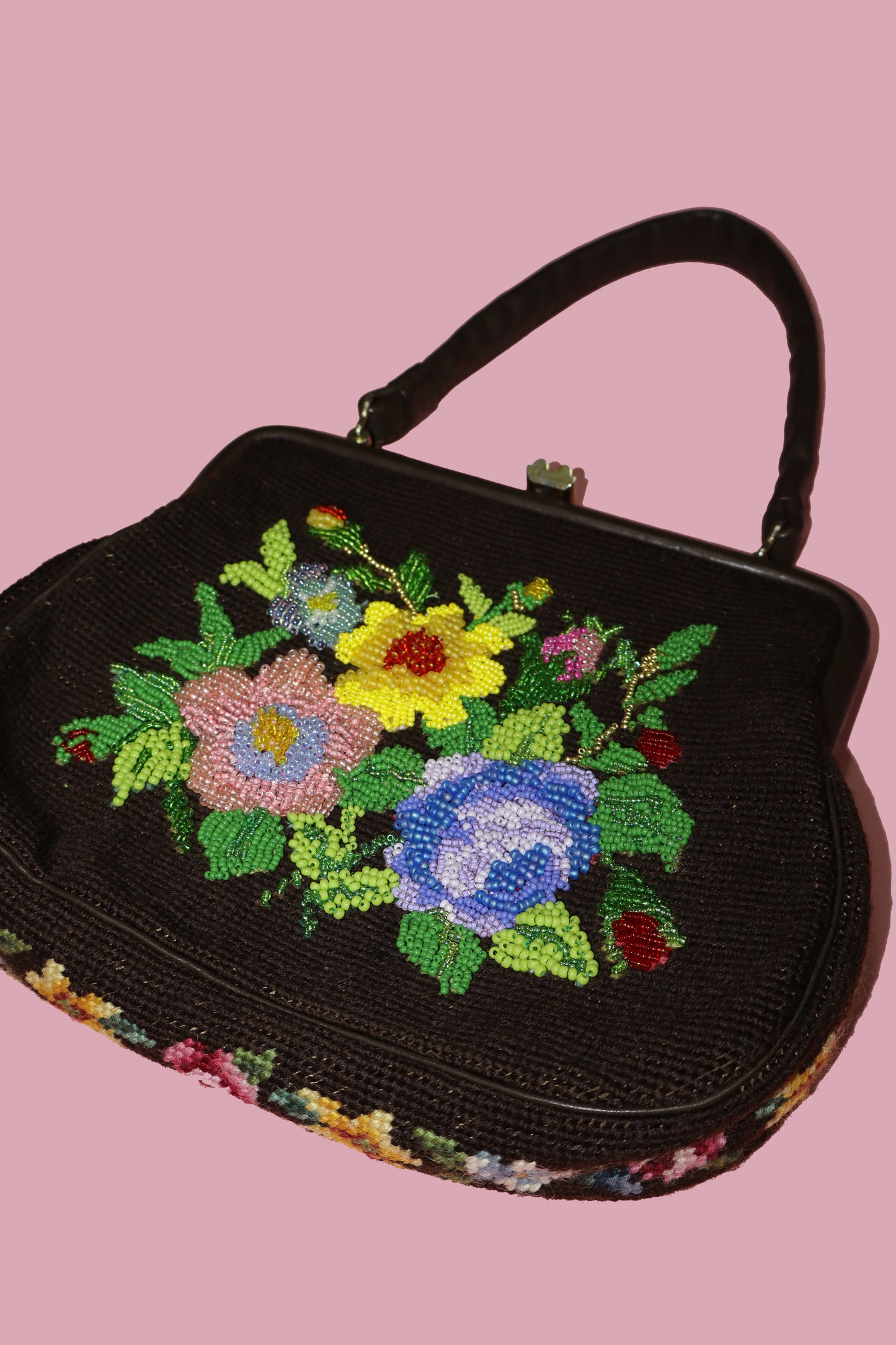 Embriodered Flower Bag