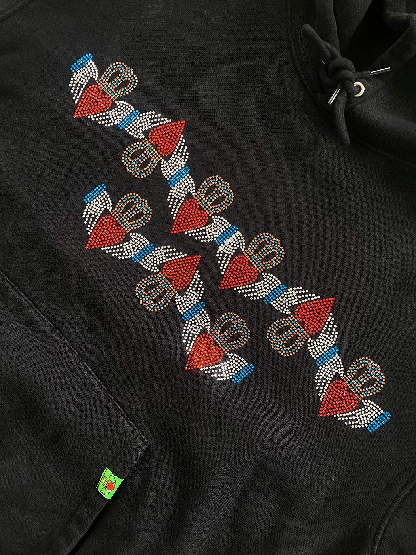 Diamonte Hoodie - Claddagh