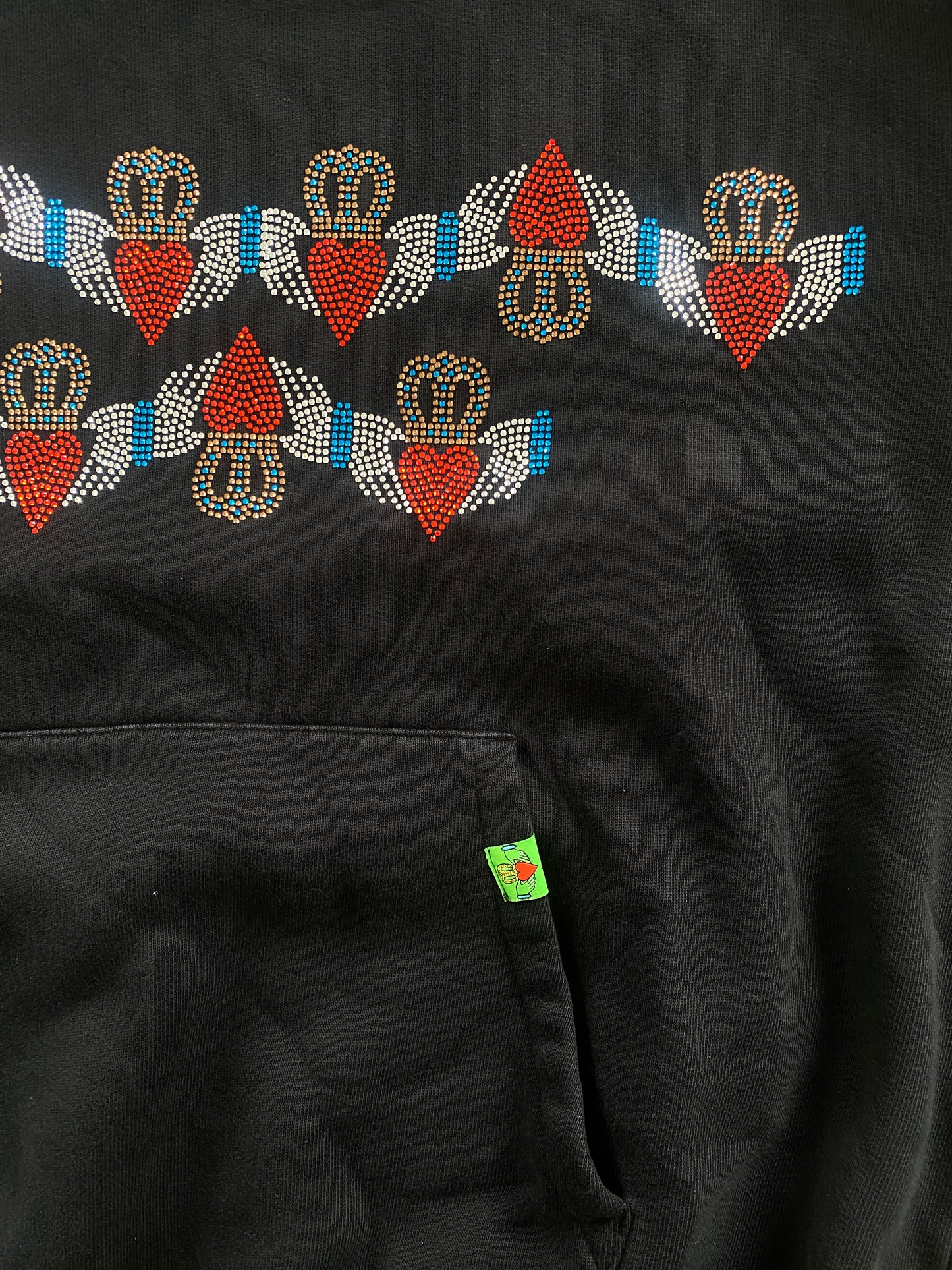 Diamonte Hoodie - Claddagh