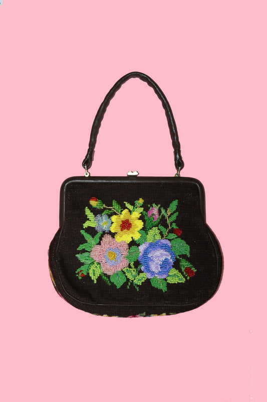 Embriodered Flower Bag