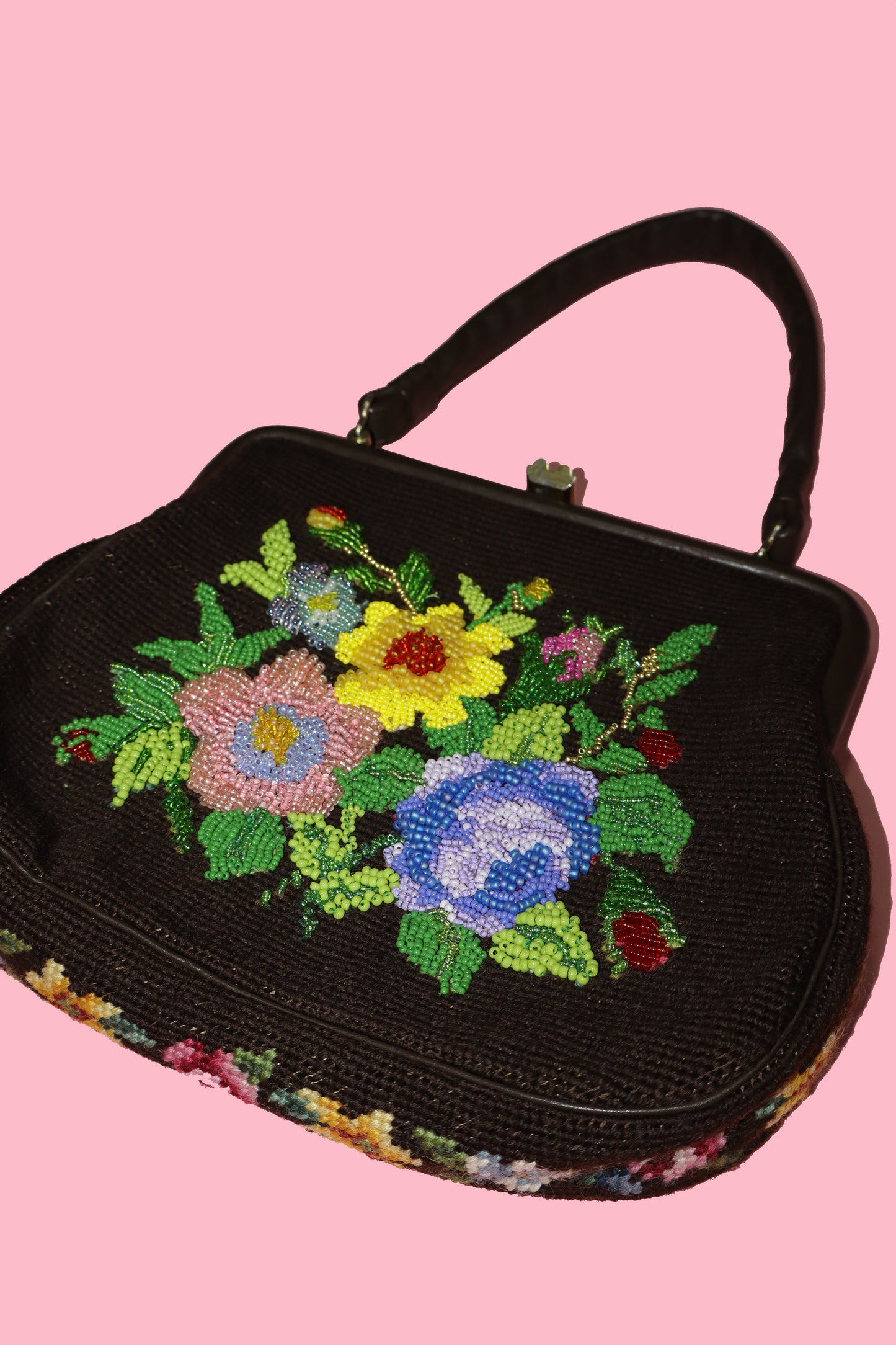 Embriodered Flower Bag