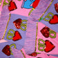 Embroidered Claddagh p/p