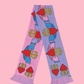 Pink & Purple Claddagh Scarf