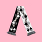 Black & White Claddagh Scarf