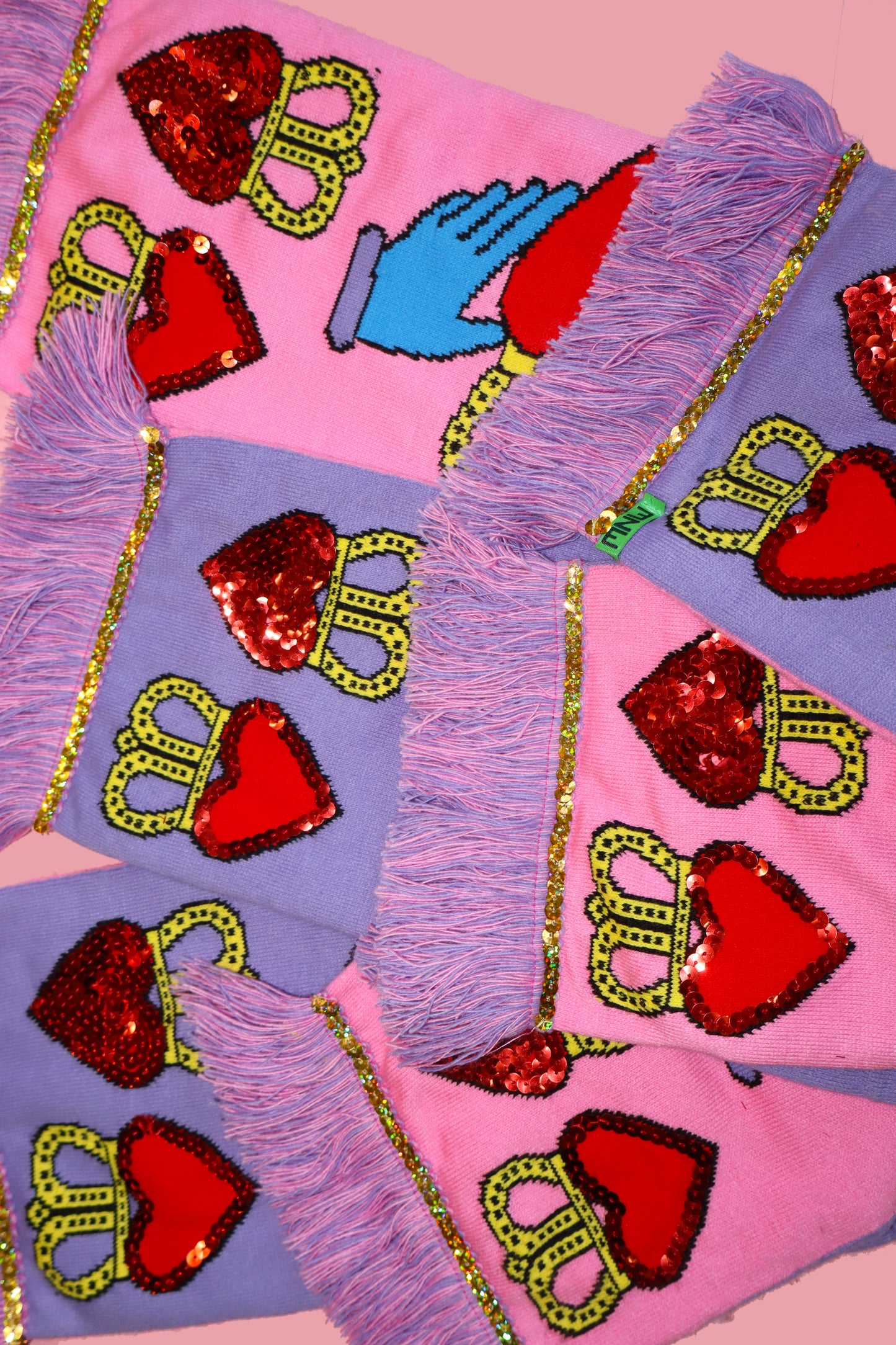 Embroidered Claddagh p/p